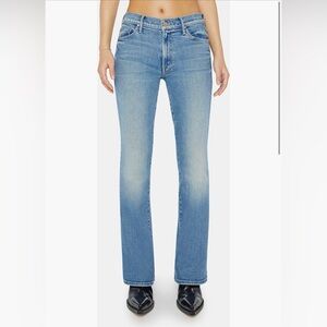 MOTHER Lil outsider sneak high waist bootcut jeans (petite)